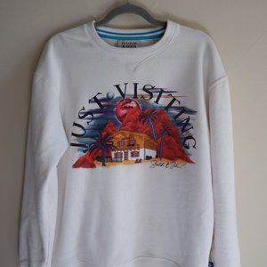 Scotch and Soda White Retro Sweater (M)